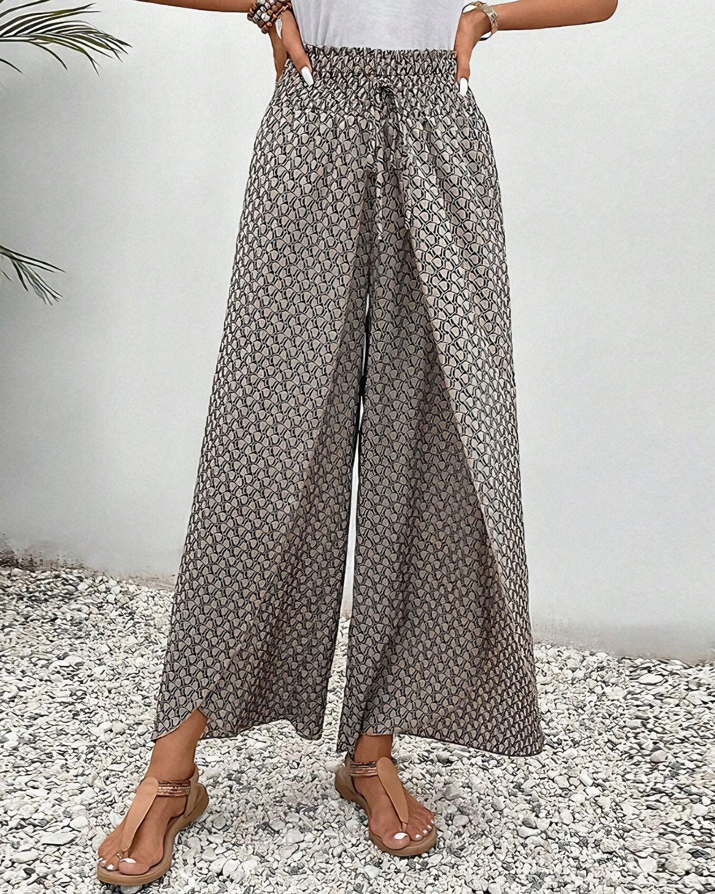 Relaxed Comfort Wide-Leg Pants